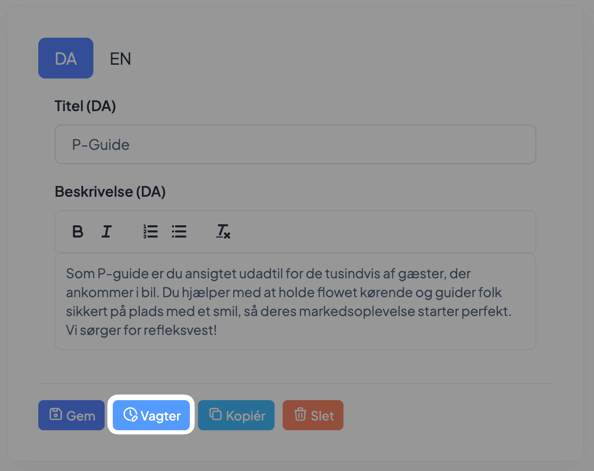 Knappen vagter